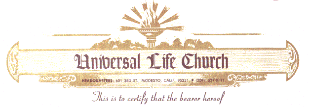 Universal Life Church Minister